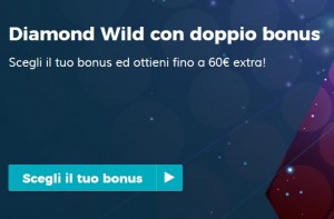Doppio Bonus slot Diamond Wild su StarCasinò